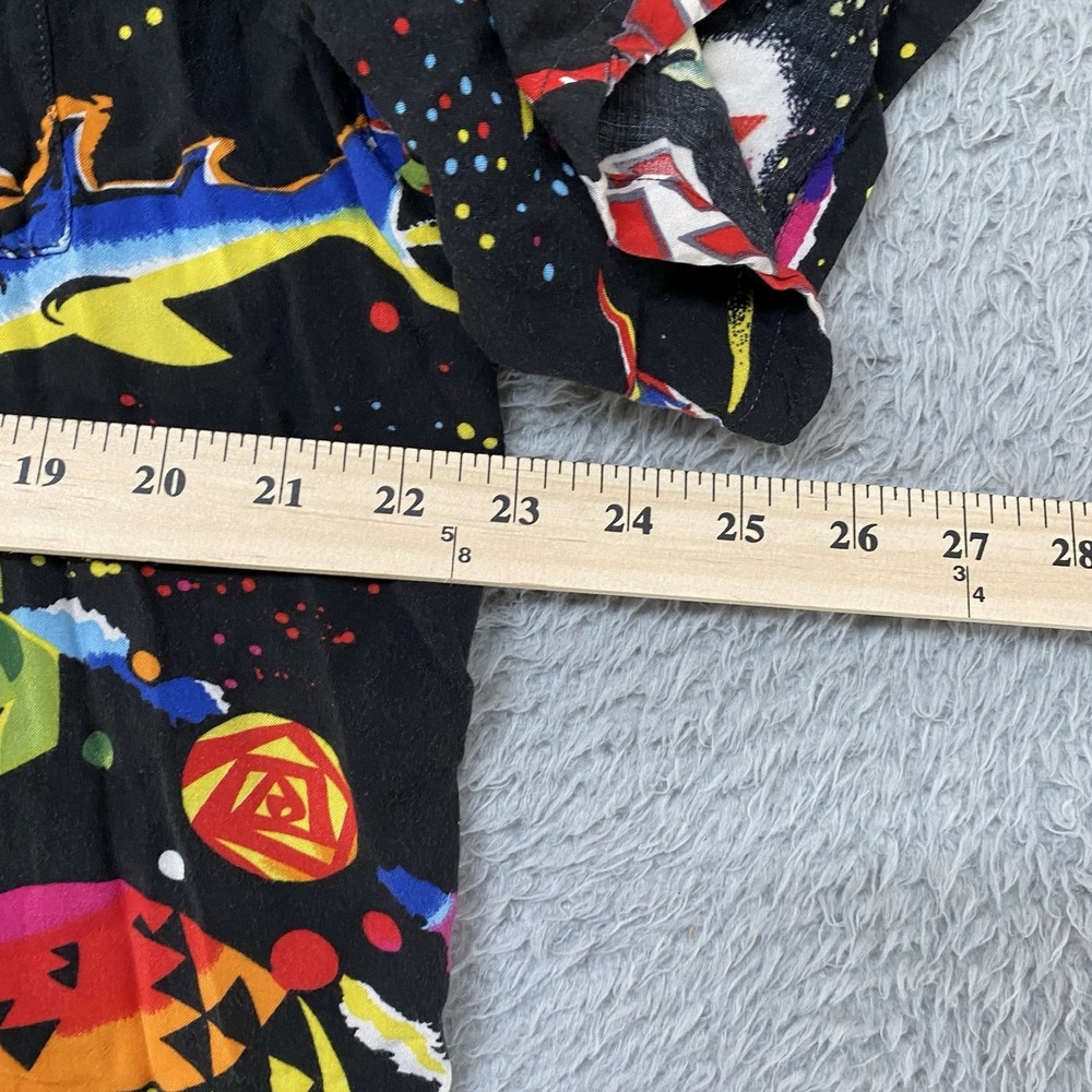 Vintage Planet Hollywood Shirt Mens XL Space Hawaiian Print Rayon Button Up 90s - Picture 6 of 14